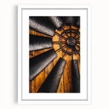 Rustic Windmill Fan Wall Art – Industrial Farmhouse Decor