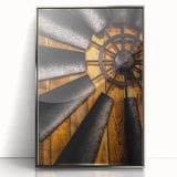 Rustic Windmill Fan Wall Art – Industrial Farmhouse Decor