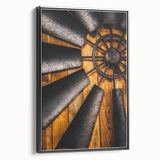 Rustic Windmill Fan Wall Art – Industrial Farmhouse Decor