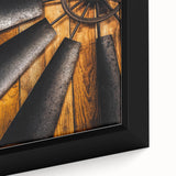 Rustic Windmill Fan Wall Art – Industrial Farmhouse Decor