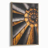 Rustic Windmill Fan Wall Art – Industrial Farmhouse Decor