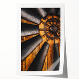 Rustic Windmill Fan Wall Art – Industrial Farmhouse Decor