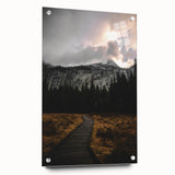 Majestic Mountain Landscape Wall Art – Serene Rustic Decor