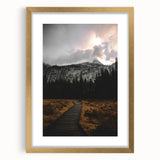 Majestic Mountain Landscape Wall Art – Serene Rustic Decor