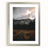 Majestic Mountain Landscape Wall Art – Serene Rustic Decor