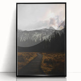 Majestic Mountain Landscape Wall Art – Serene Rustic Decor