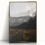 Majestic Mountain Landscape Wall Art – Serene Rustic Decor