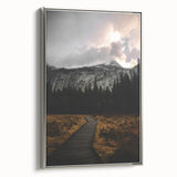 Majestic Mountain Landscape Wall Art – Serene Rustic Decor