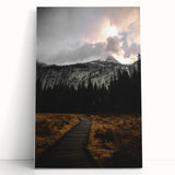 Majestic Mountain Landscape Wall Art – Serene Rustic Decor