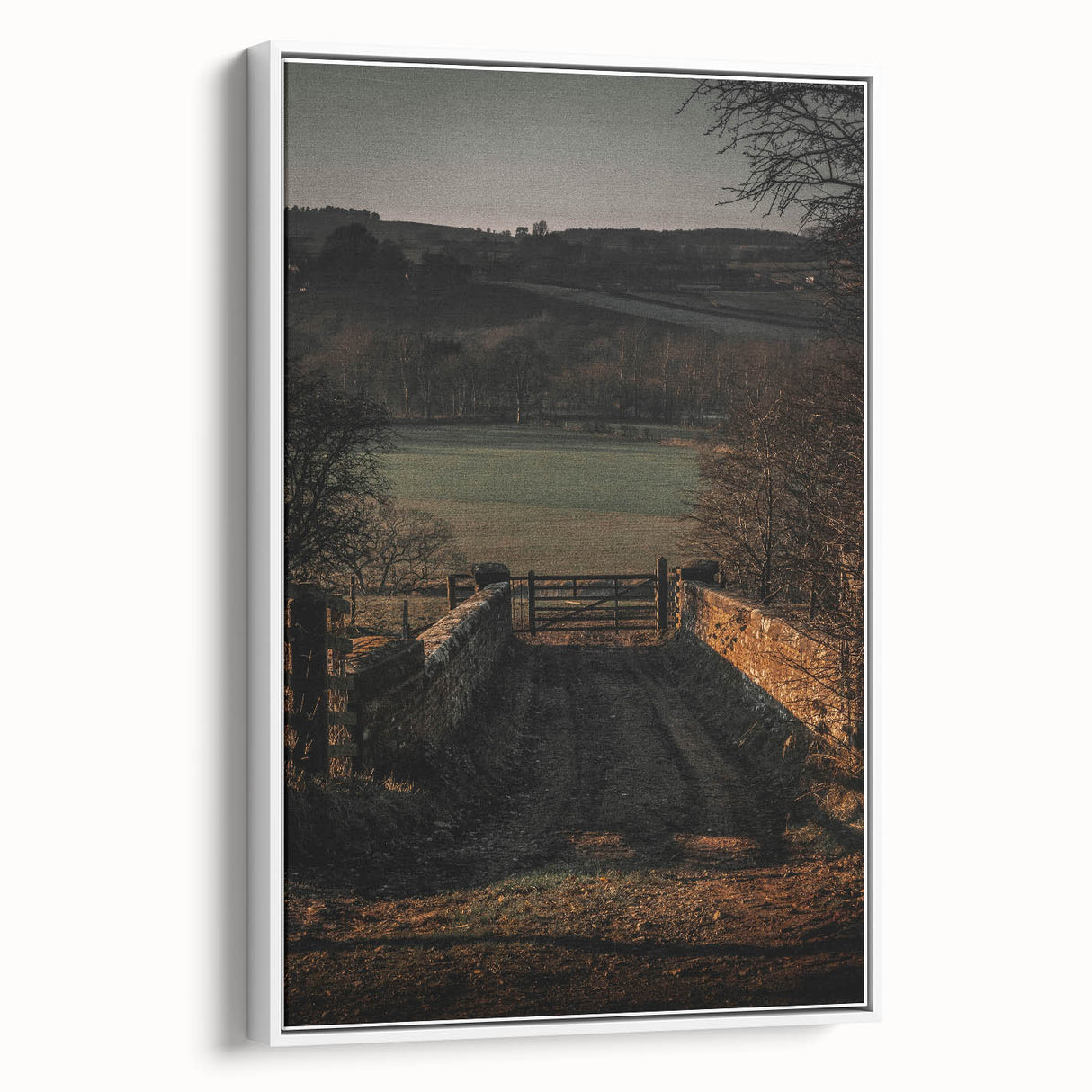 Countryside Gateway Rustic Art - Vintage Farmhouse Print