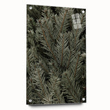 Evergreen Pine Needles Art - Rustic Nature Wall Decor