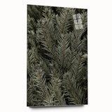 Evergreen Pine Needles Art - Rustic Nature Wall Decor