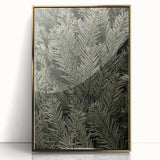 Evergreen Pine Needles Art - Rustic Nature Wall Decor