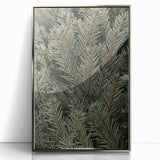 Evergreen Pine Needles Art - Rustic Nature Wall Decor