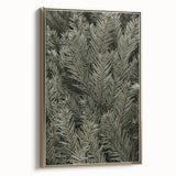 Evergreen Pine Needles Art - Rustic Nature Wall Decor