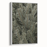 Evergreen Pine Needles Art - Rustic Nature Wall Decor