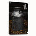 Antique Metal Milk Jug - Rustic Farmhouse Wall Art