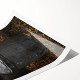 Antique Metal Milk Jug - Rustic Farmhouse Wall Art