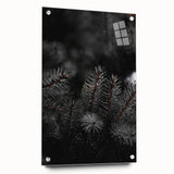 Whispering Pines - Dark Forest Rustic Wall Art