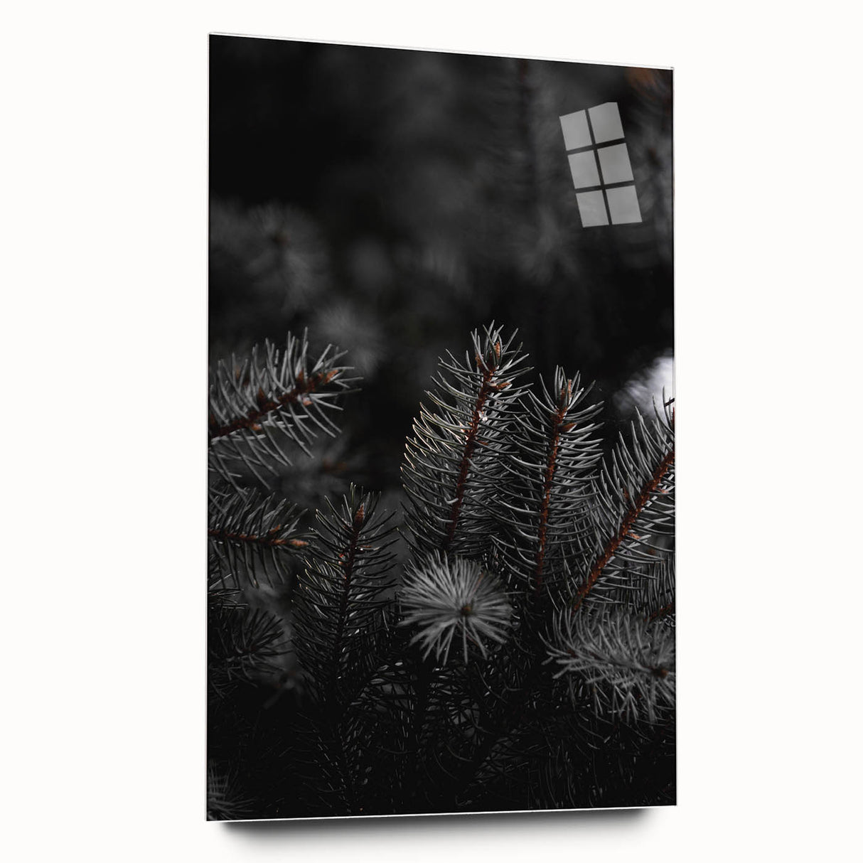 Whispering Pines - Dark Forest Rustic Wall Art