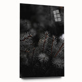 Whispering Pines - Dark Forest Rustic Wall Art