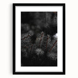 Whispering Pines - Dark Forest Rustic Wall Art
