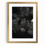 Whispering Pines - Dark Forest Rustic Wall Art