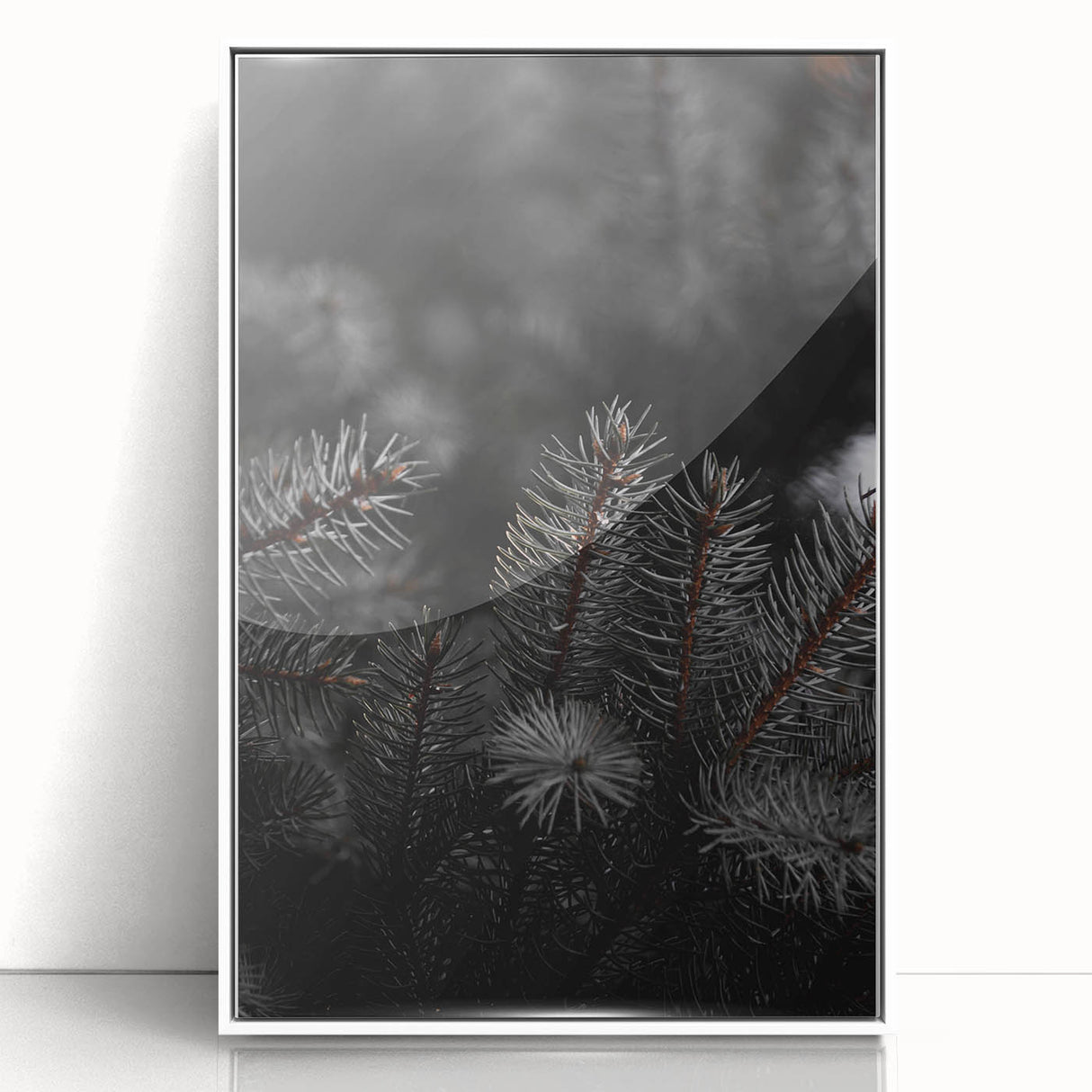 Whispering Pines - Dark Forest Rustic Wall Art