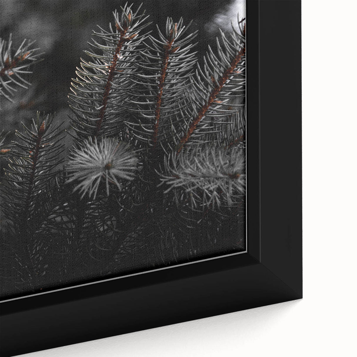 Whispering Pines - Dark Forest Rustic Wall Art