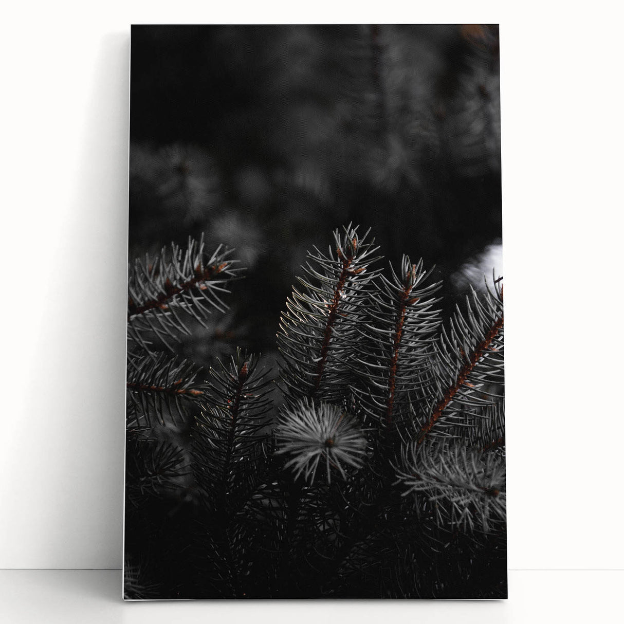 Whispering Pines - Dark Forest Rustic Wall Art