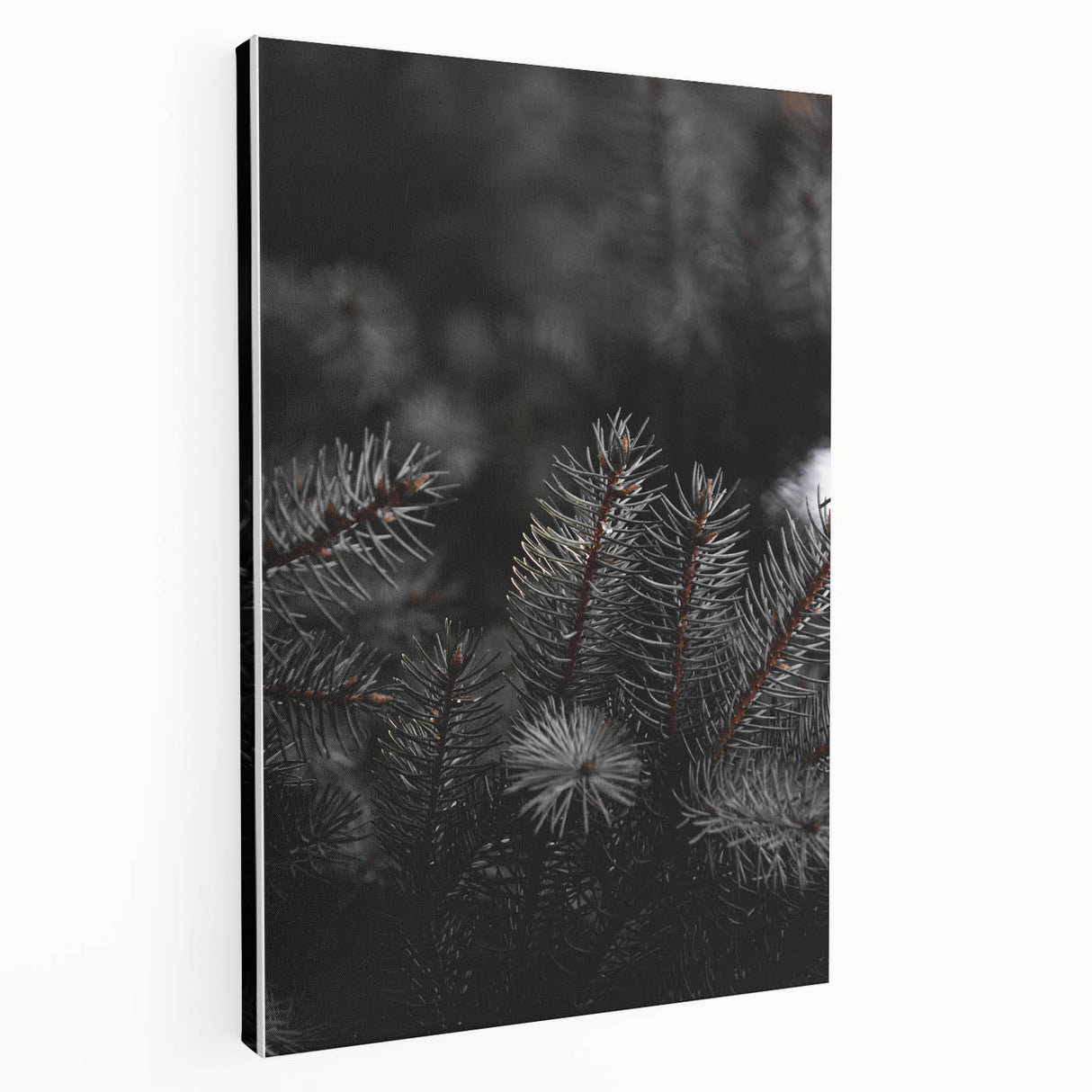 Whispering Pines - Dark Forest Rustic Wall Art