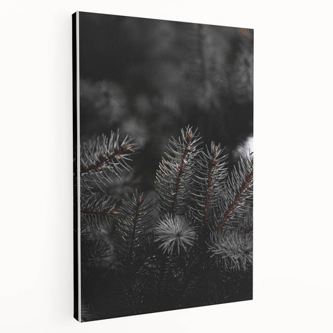 Whispering Pines - Dark Forest Rustic Wall Art