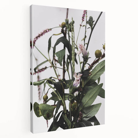 Botanical Elegance - Rustic Floral Still Life Art