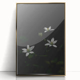 Ephemeral White Blossoms - Minimalist Floral Art