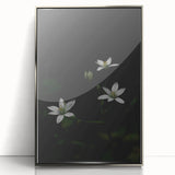Ephemeral White Blossoms - Minimalist Floral Art