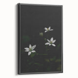 Ephemeral White Blossoms - Minimalist Floral Art