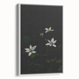 Ephemeral White Blossoms - Minimalist Floral Art