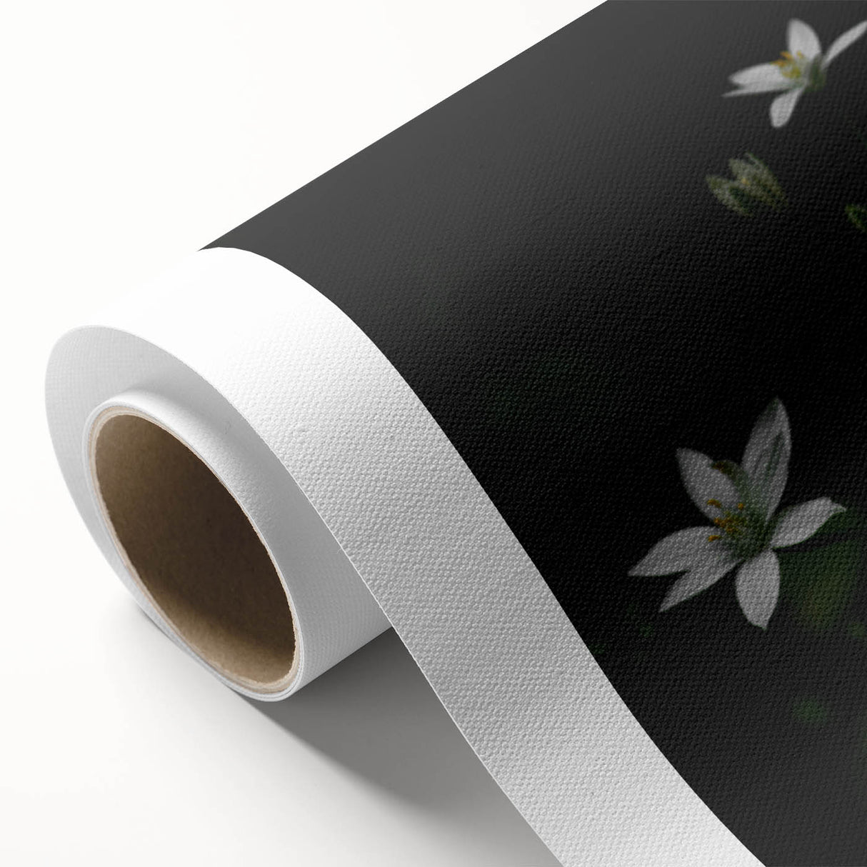 Ephemeral White Blossoms - Minimalist Floral Art
