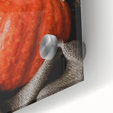 Autumn Harvest Pumpkin - Rustic Fall Wall Art