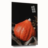 Autumn Harvest Pumpkin - Rustic Fall Wall Art