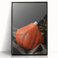 Autumn Harvest Pumpkin - Rustic Fall Wall Art