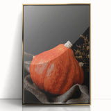 Autumn Harvest Pumpkin - Rustic Fall Wall Art
