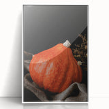 Autumn Harvest Pumpkin - Rustic Fall Wall Art