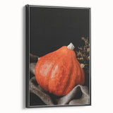 Autumn Harvest Pumpkin - Rustic Fall Wall Art