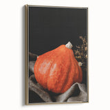 Autumn Harvest Pumpkin - Rustic Fall Wall Art