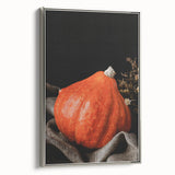 Autumn Harvest Pumpkin - Rustic Fall Wall Art