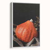 Autumn Harvest Pumpkin - Rustic Fall Wall Art