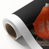 Autumn Harvest Pumpkin - Rustic Fall Wall Art