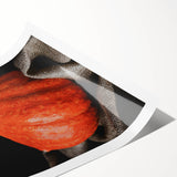 Autumn Harvest Pumpkin - Rustic Fall Wall Art