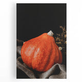 Autumn Harvest Pumpkin - Rustic Fall Wall Art